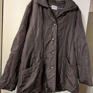 Claire's Women's Black Quilted Jacket